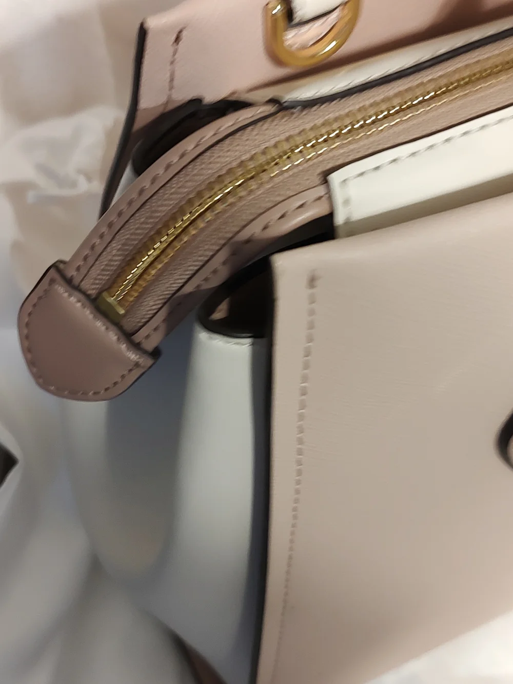Michael Kors Women's Blush Pink Leather Satchel